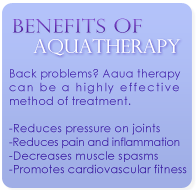 Benefits of aqua therapy